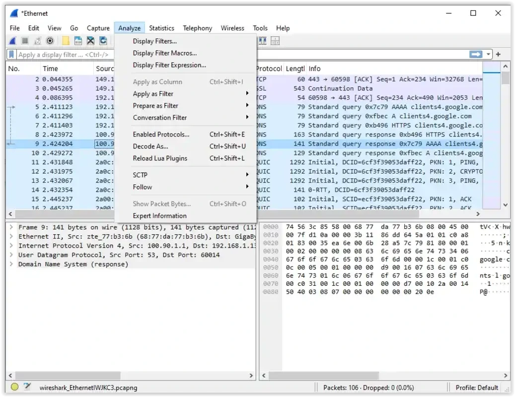 Wireshark — Screenshot 6