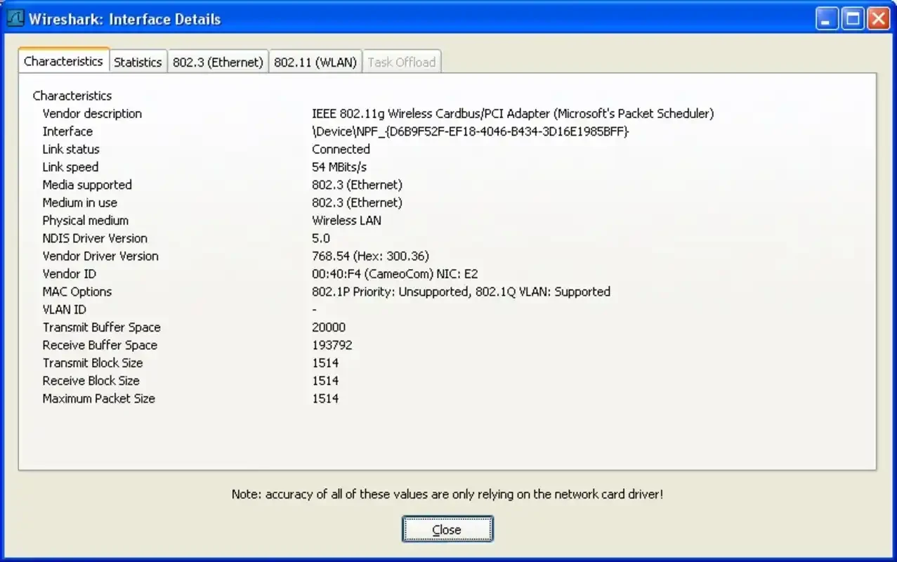 Wireshark — Screenshot 7